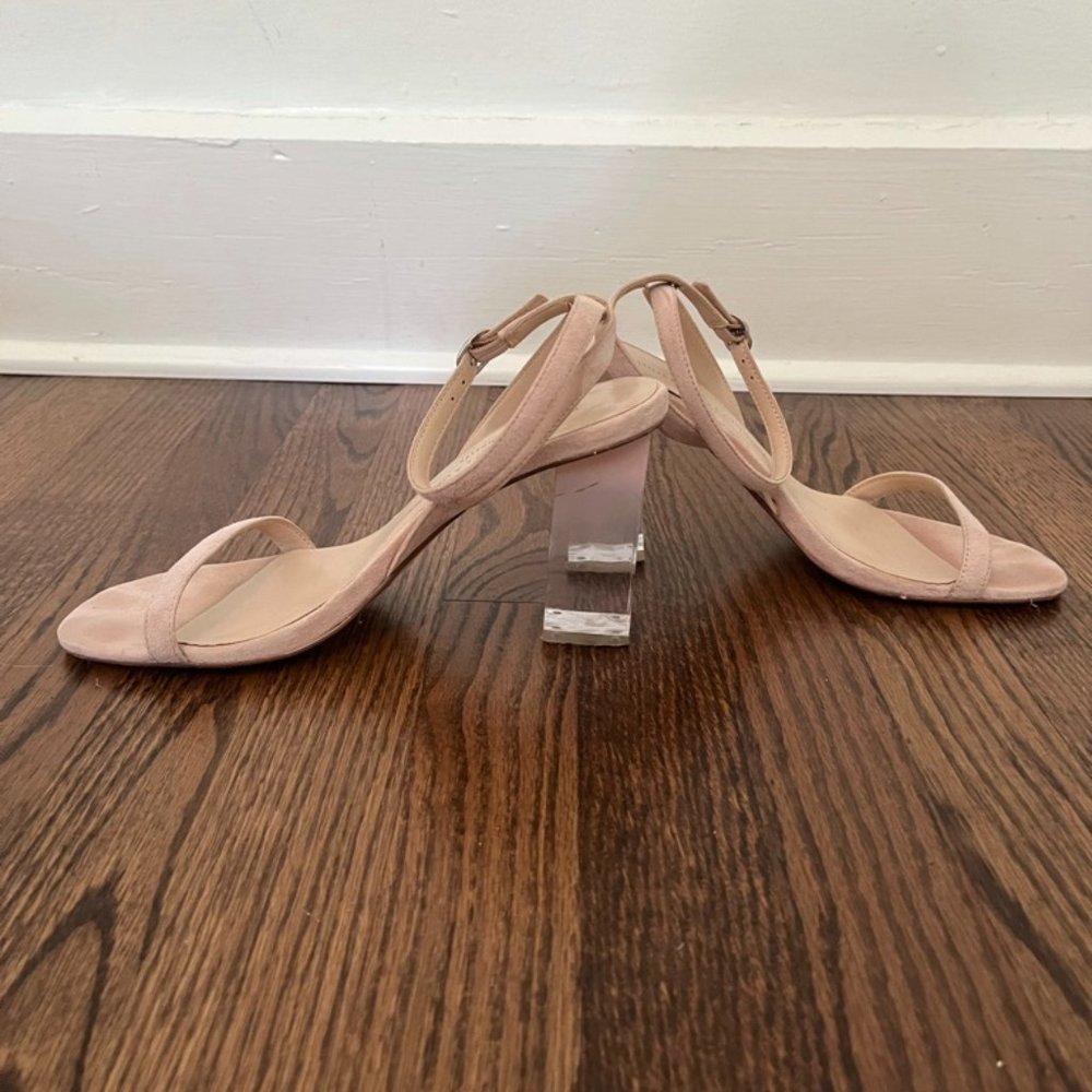 Chinese Laundry Acrylic Ombré Heels in Rose
